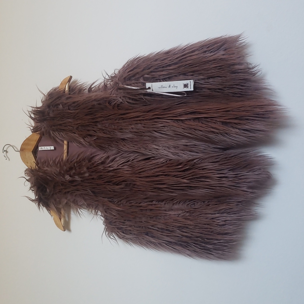 Willow & Clay fuzzy coat